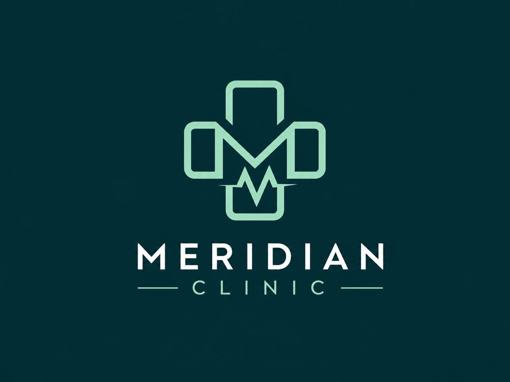 Meridian Clinic logo design by Abdul Maanay